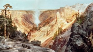 イエローストーンのグランドキャニオン、1872